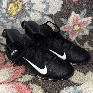 Nike Alpha Football Cleats | Black | Size US 9 ⭐️EUC⭐️
